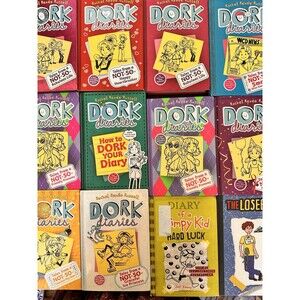 Lot 10 Rachel Renee Russell DORK DIARIES Books + Wimpy Kid Kinney Not so Popular